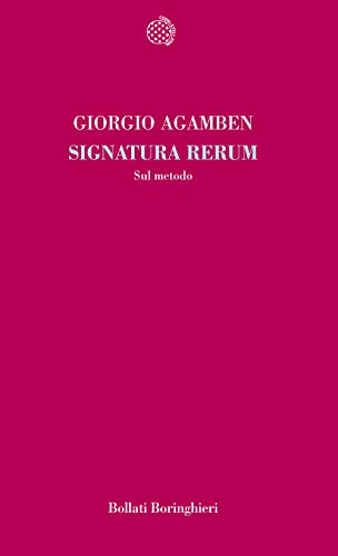 Signatura rerum. Sul metodo (Temi)